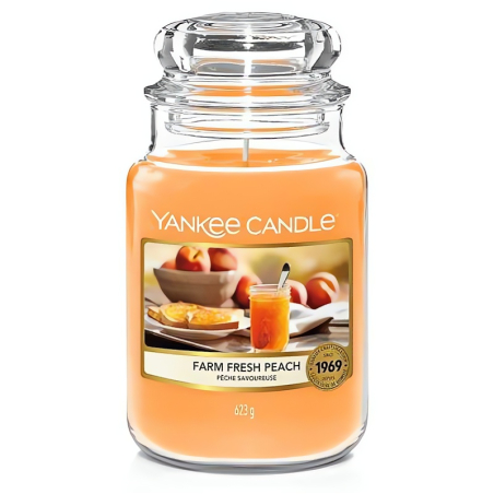 Aromatická svíčka Classic velká Farm Fresh Peach Yankee Candle - 623 g