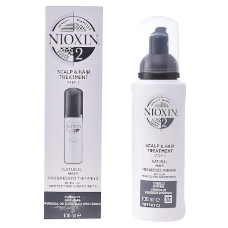 Vlasová kúra pro jemné výrazně řídnoucí přírodní vlasy System 2 (Scalp & Hair Treatment) Nioxin - 100 ml