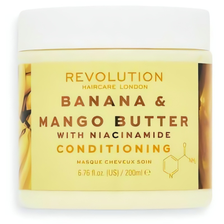 Maska na vlasy Banana + Mango Butter with Niacinamide (Conditioning Hair Mask) Revolution Haircare - 200 ml
