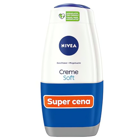 Sprchový gel Creme Soft Nivea - 2 x 500 ml