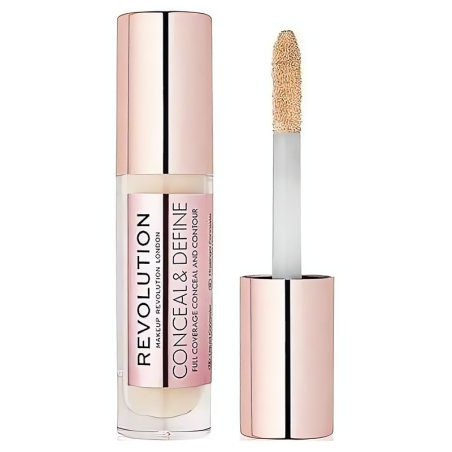 Tekutý korektor (Conceal & Define Concealer) Revolution / Odstín: C4 - 4 g