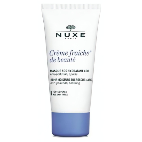 Hydratační maska pro všechny typy pleti Creme Fraiche De Beauté (48 HR Moisture SOS Rescue Mask) Nuxe - 50 ml