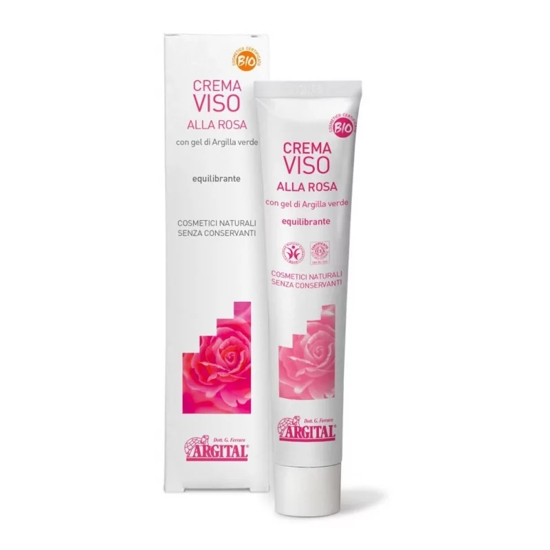 Obnovující krém s růžovým esenciálním olejem Argital - 50 ml