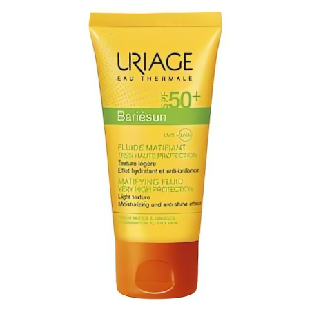 Opalovací matující fluid SPF 50+ Bariésun Mat (Fluid Very Hight Protection) Uriage - 50 ml