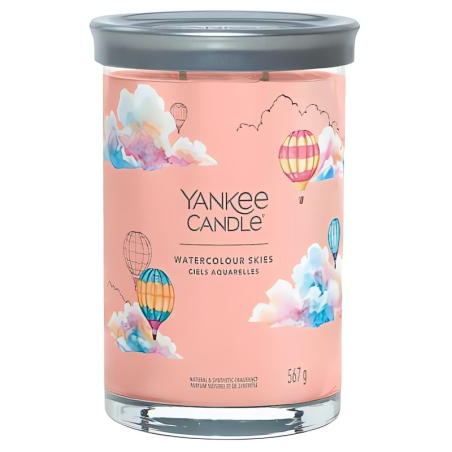 Aromatická svíčka Signature tumbler velký Watercolour Skies Yankee Candle - 567 g