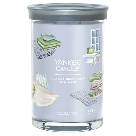 Aromatická svíčka Signature tumbler velký A Calm & Quiet Place Yankee Candle - 567 g
