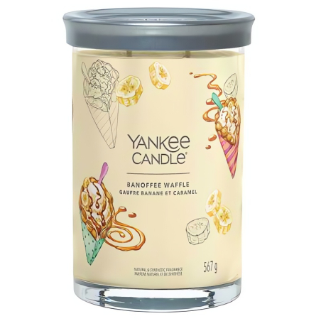 Aromatická svíčka Signature tumbler velký Banoffee Waffle Yankee Candle - 567 g