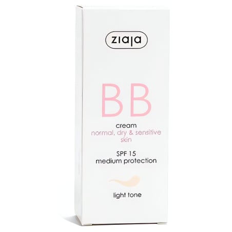 BB krém pro normální, suchou a citlivou pleť SPF 15 Light Tone (BB Cream) Ziaja - 50 ml