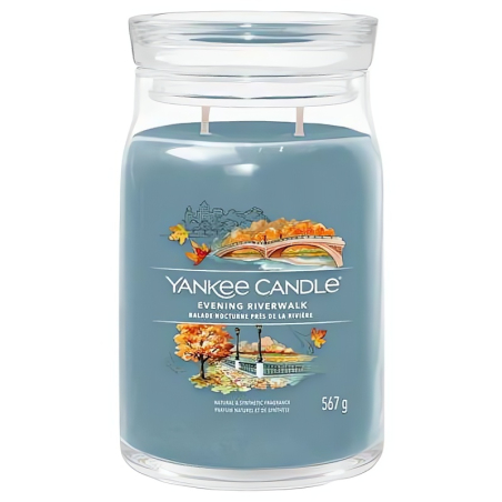 Aromatická svíčka Signature sklo velké Evening Riverwalk Yankee Candle - 567 g