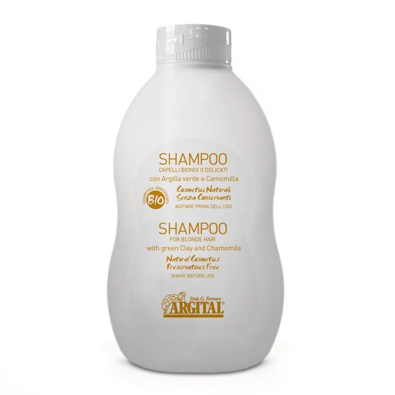 Šampon rozjasňující na blond a jemné vlasy s heřmánkem Argital - 500 ml Šampon rozjasňující na blond a jemné vlasy s heřmánkem Argital - 500 ml