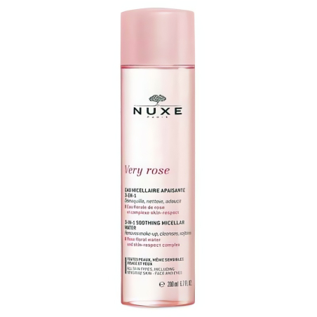 Zklidňující micelární voda Very Rose (3-in1 Soothing Micellar Water) Nuxe - 750 ml