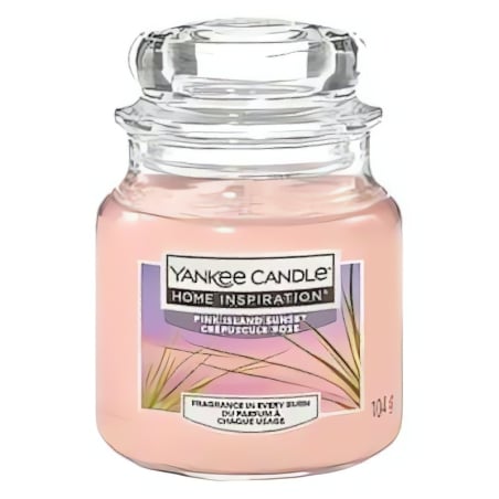Vonná svíčka Home Inspiration malá Pink Island Sunset Yankee Candle - 104 g