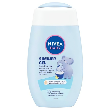 Sprchový gel pro tělo a vlásky Baby (Shower Gel) Nivea - 200 ml