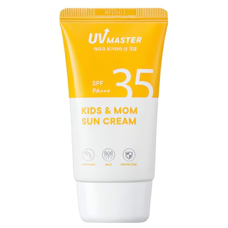 Hypoalergenní krém na opalování pro celou rodinu SPF 35 UV Master (Kids & Mom Sun Cream) Tony Moly - 45 ml