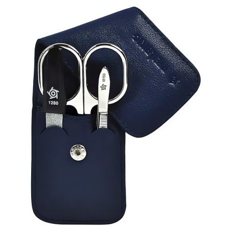 Manikúrová cestovní sada 3 dílná modrá Pfeilring Solingen