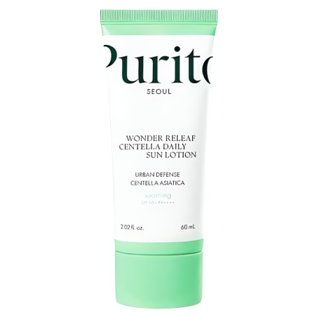 Opalovací mléko na obličej SPF 50+ (Wonder Releaf Centella Daily Sun Lotion) PURITO - 60 ml