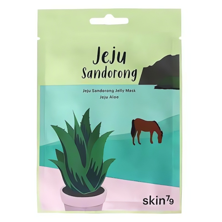 Zklidňující látková maska s aloe vera Jeju Sandorong (Jelly Mask)&nbsp; skin79 - 33 ml