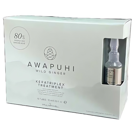 Keratinová kúra pro poškozené vlasy Awapuhi Wild Ginger (Keratriplex Treatment) Paul Mitchell - 10 x 10 ml