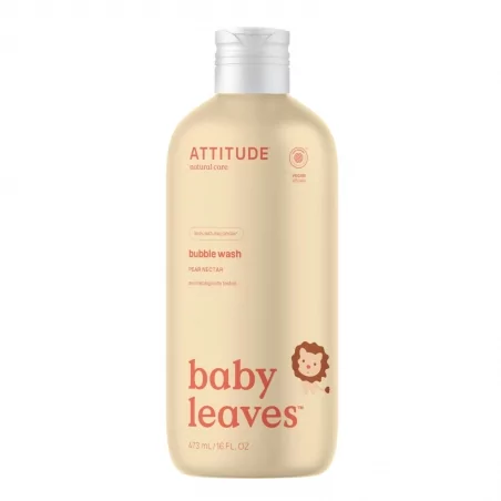 Dětská pěna do koupele hruška (Baby leaves) Attitude - 473 ml