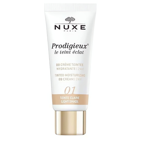 Rozjasňující BB krém Prodigieux Le Teint Eclat (Tinted Moisturising BB Cream 24H) Nuxe / Odstín: 1 Light - 30 ml