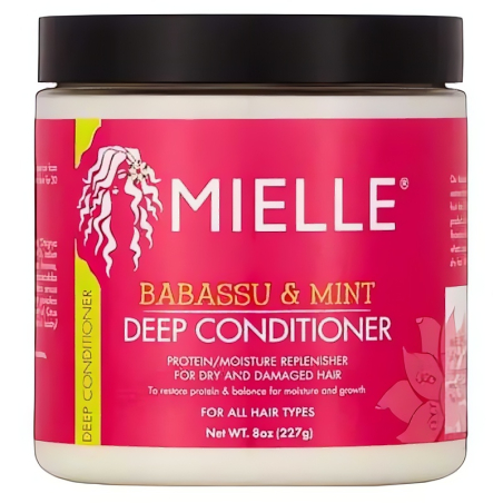 Hloubkově vyživující kondicionér Babassu Oil & Mint (Deep Conditioner) Mielle - 227 g