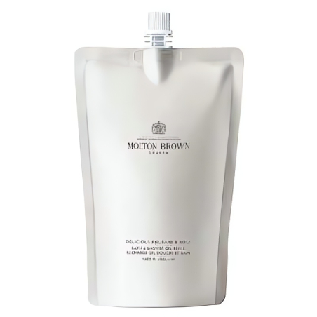 Náhradní náplň pro sprchový gel Delicious Rhubarb & Rose (Bath & Shower Gel Refill) Molton Brown - 400 ml