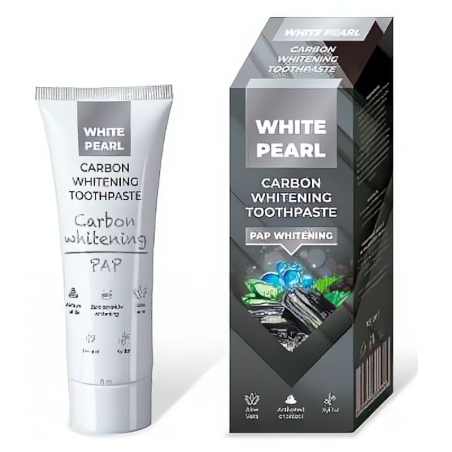 Bělicí zubní pasta Carbon (PAP Whitening Toothpaste) VitalCare - 75 ml
