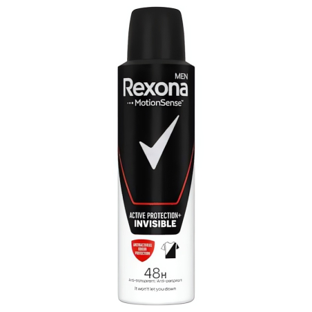Antiperspirant ve spreji Men Active Protection+ Invisible Rexona - 150 ml