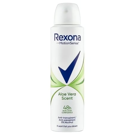 Antiperspirant ve spreji Motionsense Aloe Vera Rexona - 150 ml
