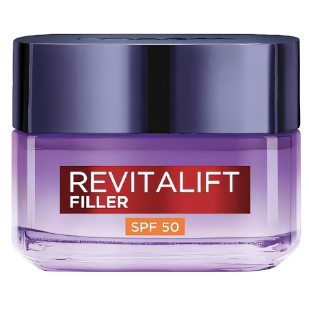 Denní krém proti stárnutí pleti SPF 50 Revitalift Filler (Anti-Wrinkle Cream) L'Oréal Paris - 50 ml