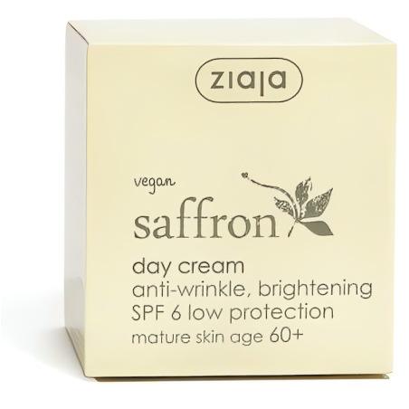 Denní rozjasňující krém proti vráskám SPF 6 Saffron (Day Cream) Ziaja - 50 ml