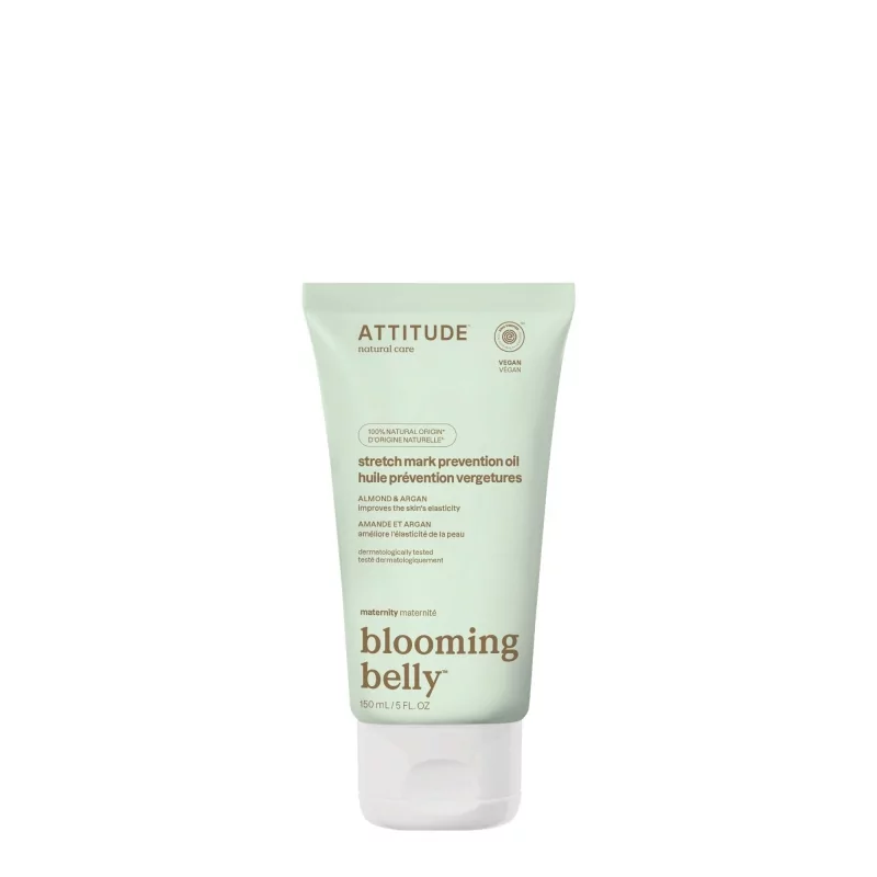 Olej pro těhotné a po porodu s arganem a mandlí (Blooming Belly) Attitude - 150 ml Olej pro těhotné a po porodu s arganem a mandlí (Blooming Belly) Attitude - 150 ml