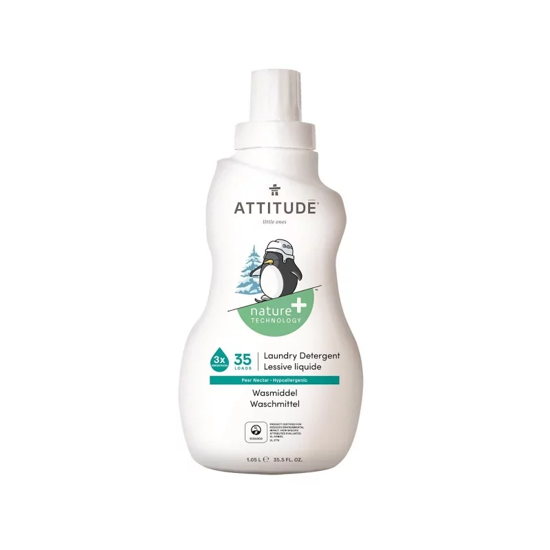 Prací gel pro děti s vůní hruškové šťávy Attitude - 1050 ml