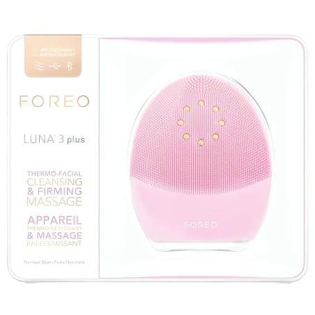 LUNA™ 3 Plus Termo čisticí přístroj na obličej a mikrouproudové tónovací zařízení FOREO / Varianta: Normální pleť