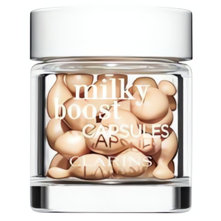 Rozjasňující make-up v kapslích Milky Boost Capsules Clarins / Odstín: 06 - 30 ml
