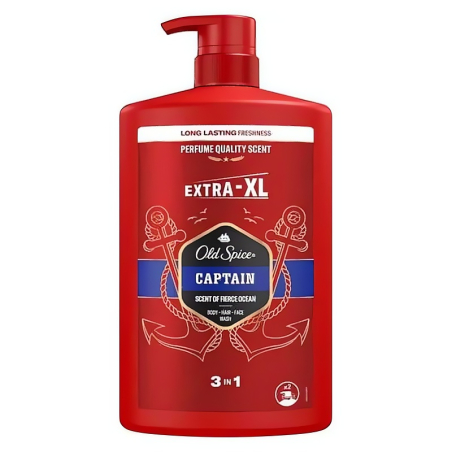 Sprchový gel pro muže Captain (Body-Hair-Face Wash) Old Spice - 1000 ml