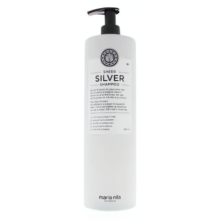 Šampon neutralizující žluté tóny vlasů Sheer Silver (Shampoo) Maria Nila - 350 ml