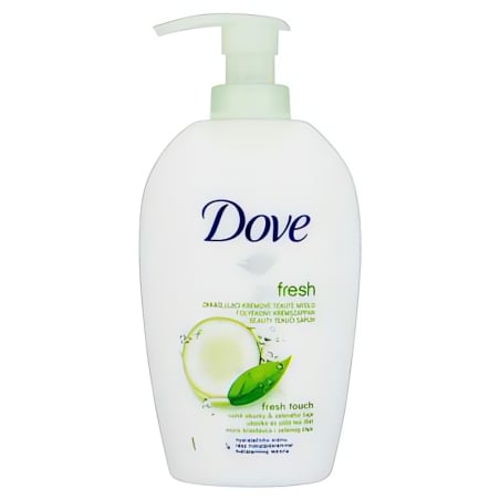 Zkrášlující krémové tekuté mýdlo s vůní okurky a zeleného čaje Go Fresh (Fresh Touch) Náhradní náplň Dove - 500 ml