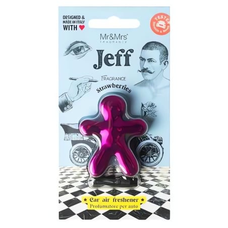 Jeff Chrome Strawberries / vůně do auta Mr&Mrs Fragrance