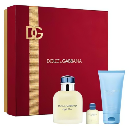 Light Blue Pour Homme / EDT 75 ml + sprchový gel 50 ml + EDT Dolce & Gabbana - 4,5 ml