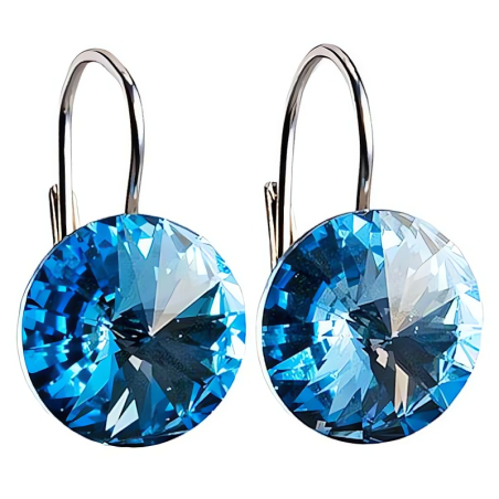 Stříbrné náušnice 31106.3 aqua Evolution Group