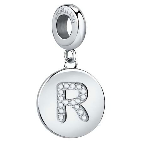 Ocelový přívěsek písmeno "R" Drops SCZ1167 Morellato