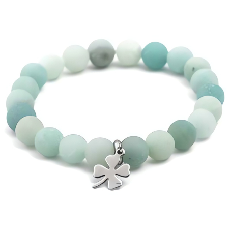 Korálkový náramek z mint amazonitu MINK37/17 Agato