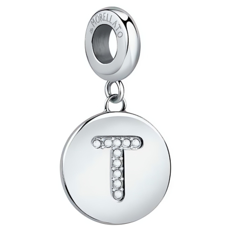 Ocelový přívěsek písmeno "T" Drops SCZ1169 Morellato