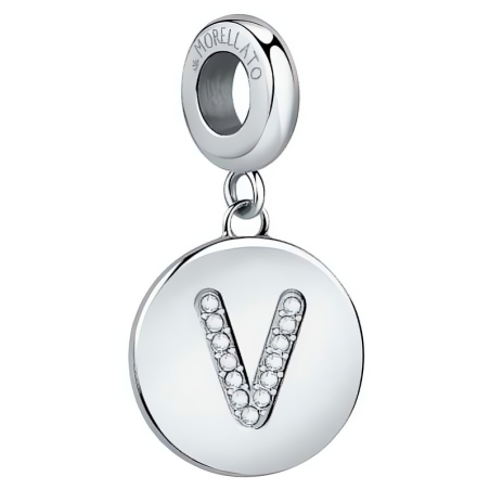 Ocelový přívěsek písmeno "V" Drops SCZ1171 Morellato
