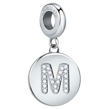 Ocelový přívěsek písmeno "M" Drops SCZ1145 Morellato