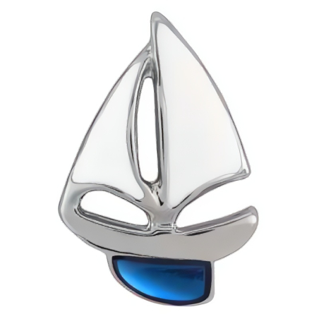 Nadčasová brož s designem plachetnice KS-194 Troli