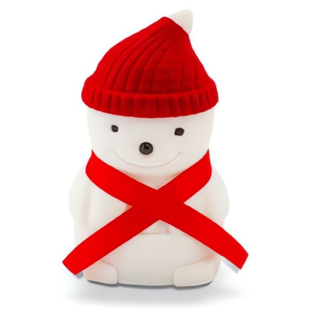 Semišová dárková krabička Sněhulák KDET26 Beneto Exclusive