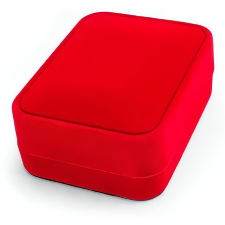 Semišová červená dárková krabička KS4 Beneto Exclusive