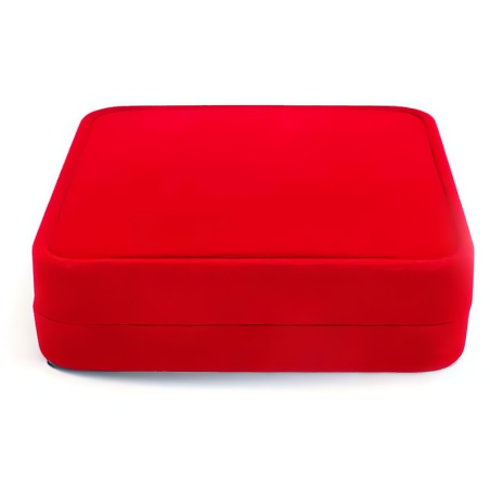 Semišová červená dárková krabička KS6 Beneto Exclusive